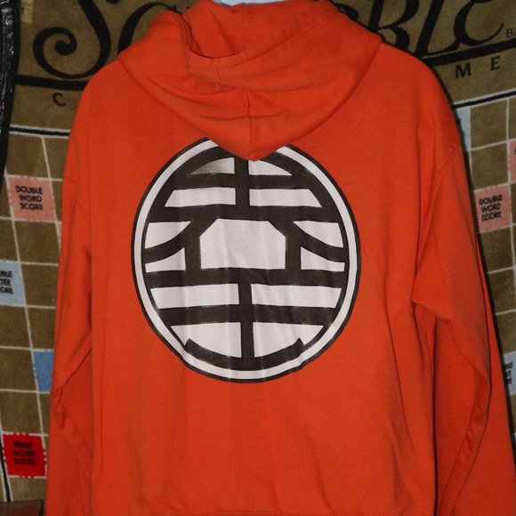 Dragonball Z Kame Symbol Zip-Up Hoodie - Picture 2 of 3